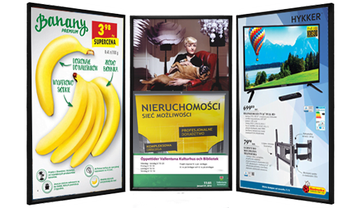 reklama na monitorze w witrynie