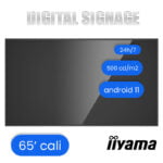 ekran informacyjny na ścianę do biura firmy