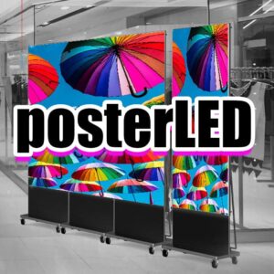 led poster ekran led targi