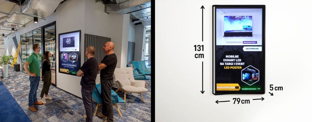 monitor reklamowy w obudowie Kraków