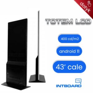 infokiosk dotykowy android stojący rollup