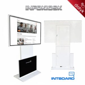 infokiosk stojacy ekran reklamowy informacyjny monitor