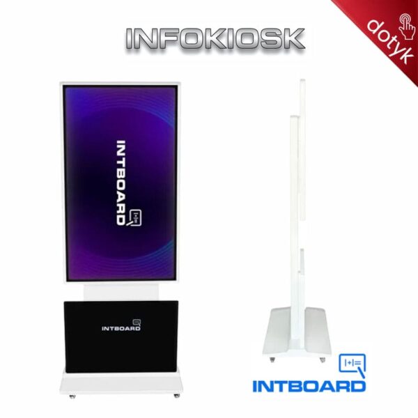 infokiosk totem informacyjny monitor reklamowy