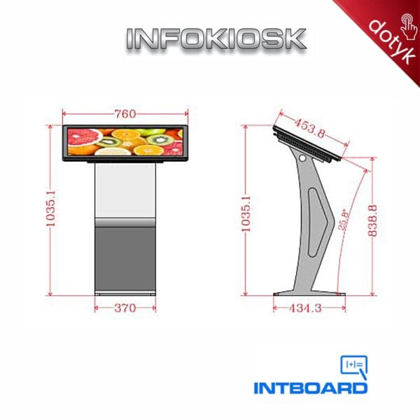 kiosk multimedialny dotykowy cena