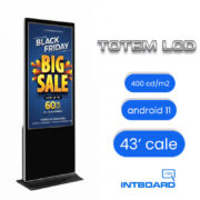 monitor reklamowy rollup totem lcd