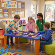 stolik multimedialny dla dzieci szkoła świetlica biblioteka