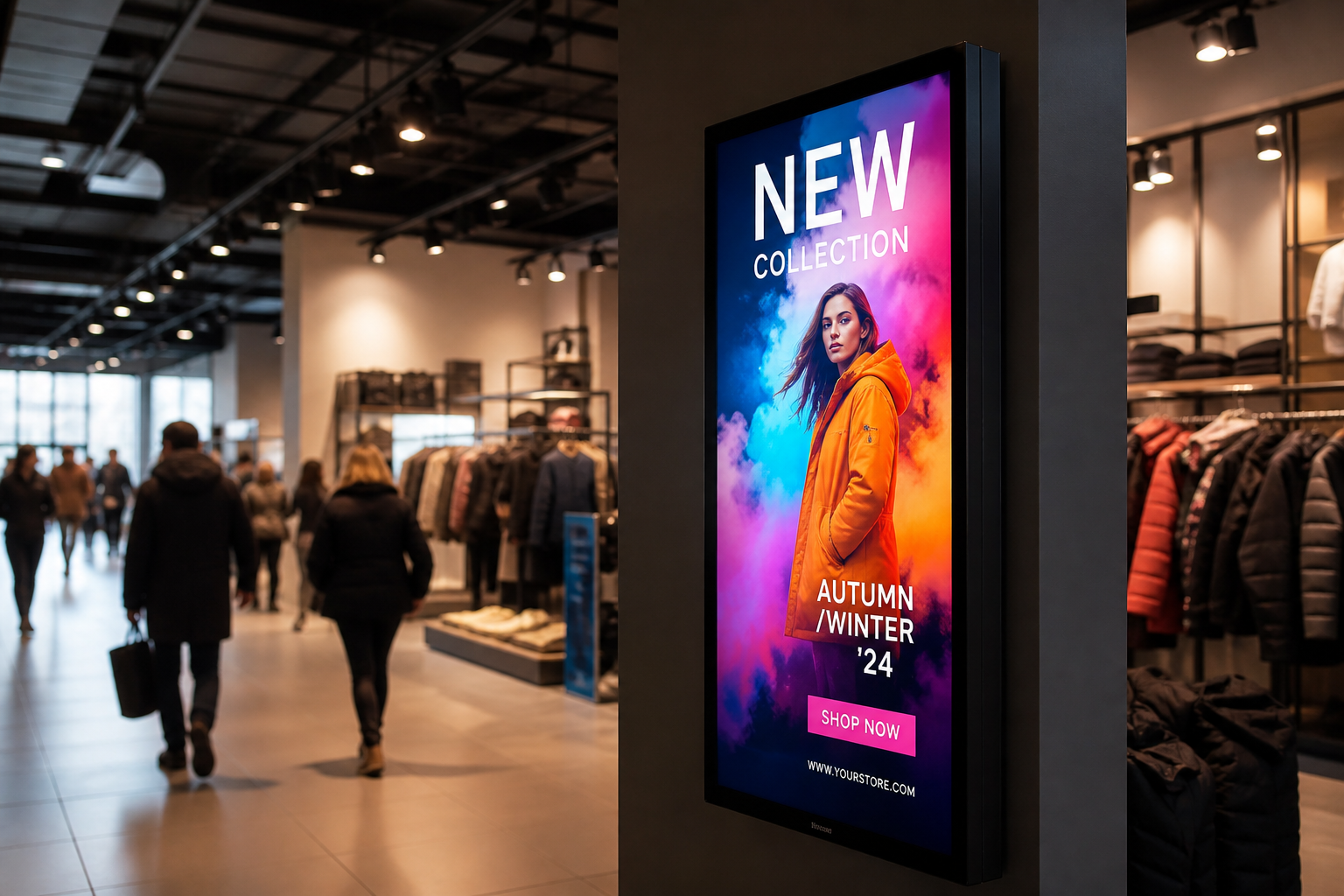 Ekrany LED w retail: jak zwiększyć zaangażowanie klientów w sklepie?