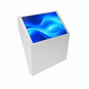 obudowa infokiosk monitor dotykowy do przytwierdzenia do podłogi