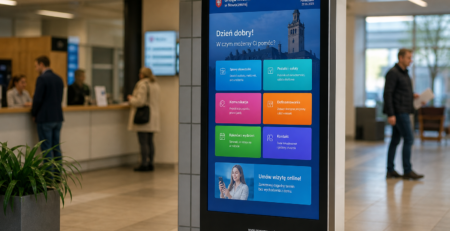 Totemy dotykowe w urzędach: efektywność i poprawa dostępności informacji